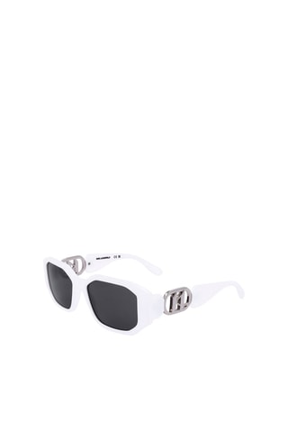 Lunettes de soleil femme KL6085S - Catégorie 3 - Karl Lagerfeld - Blanc et noir