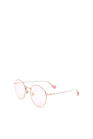 Lunettes de soleil femme - Catégorie 1 - Moncler - Rose et doré