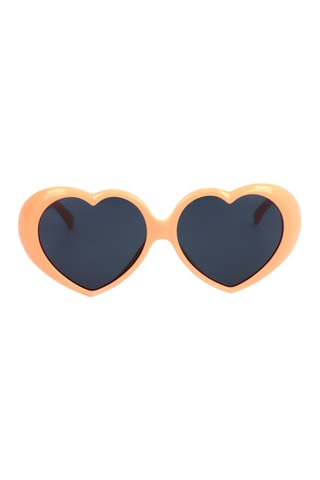 Lunettes de soleil femme - Catégorie 3 - Moschino - Noir et orange