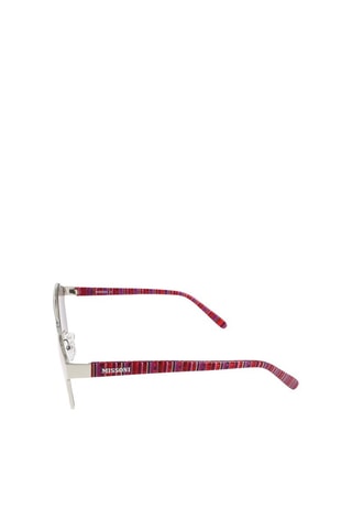 Lunettes de soleil femme - Verres effet miroir - Catégorie 3 - Missoni - Argenté