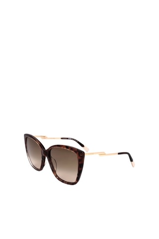 Lunettes de soleil femme - Catégorie 2 - Missoni - Marron et doré