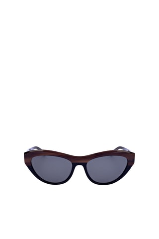 Lunettes de soleil femme - Catégorie 3 - Ferragamo - Noir et marron