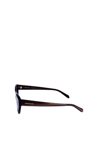 Lunettes de soleil femme - Catégorie 3 - Ferragamo - Noir et marron