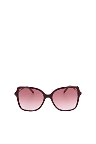 Lunettes de soleil femme - Catégorie 2 - Carolina Herrera - Rouge, rose et doré