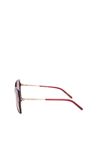 Lunettes de soleil femme - Catégorie 2 - Carolina Herrera - Rouge, rose et doré