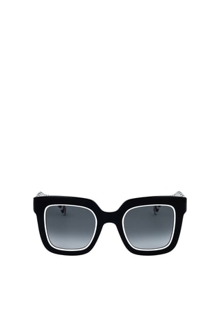 Lunettes de soleil femme - Catégorie 2 - Carolina Herrera - Blanc et noir