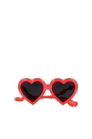 Lunettes de soleil mixte - Catégorie 2 - Jeremy Scott by Linda Farrow - Blanc, rouge et doré