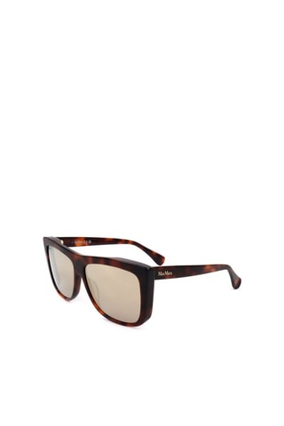 Lunettes de soleil femme - Catégorie 3 - MaxMara - Noir, beige et marron