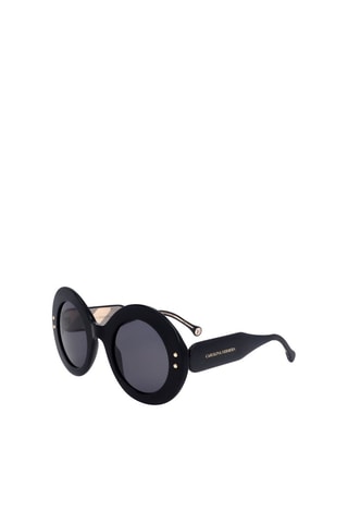 Lunettes de soleil femme - Catégorie 2 - Carolina Herrara - Noir et doré