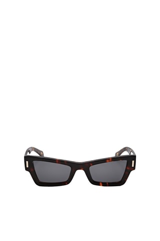 Lunettes de soleil femme - Catégorie 2 - Ferragamo - Marron et gris