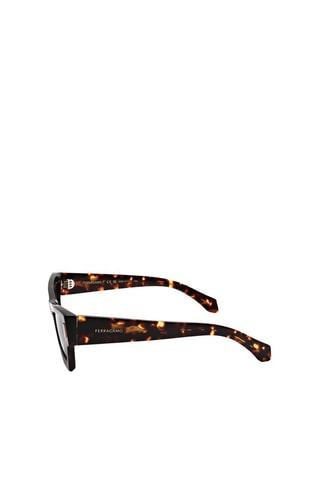 Lunettes de soleil femme - Catégorie 2 - Ferragamo - Marron et gris