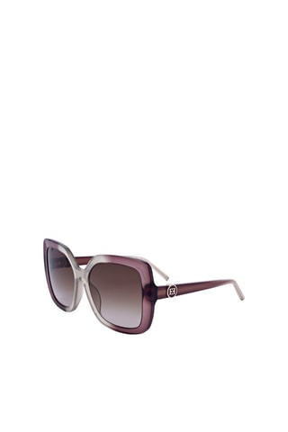 Lunettes de soleil femme - Catégorie 2 - Escada - Marron, violet et gris