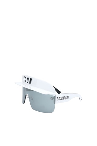 Lunettes de soleil homme - Catégorie 1 - Dsquared2 - Blanc et noir