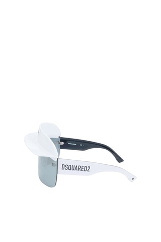 Lunettes de soleil homme - Catégorie 1 - Dsquared2 - Blanc et noir