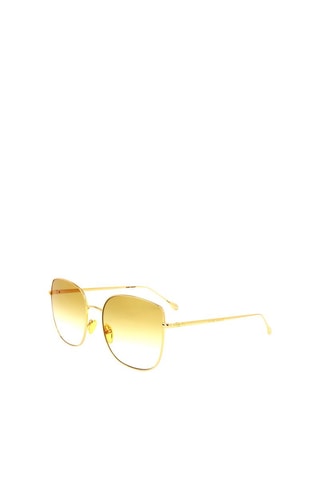 Lunettes de soleil femme - Catégorie 1 - Isabel Marant - Jaune et doré