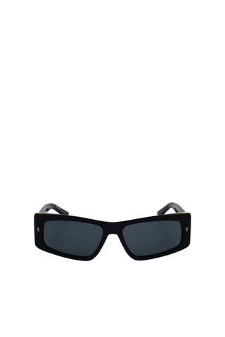 Lunettes de soleil homme - Catégorie 2 - Dsquared2 - Noir et jaune