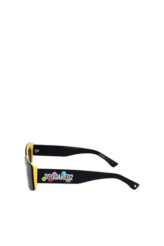Lunettes de soleil homme - Catégorie 2 - Dsquared2 - Noir et jaune