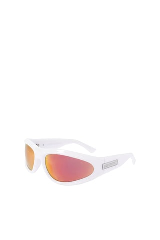 Lunettes de soleil mixte - Verres effet miroir - Catégorie 3 - Dsquared2 - Blanc