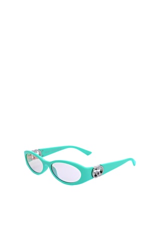 Lunettes de soleil femme - Catégorie 1 - Gucci - Bleu clair