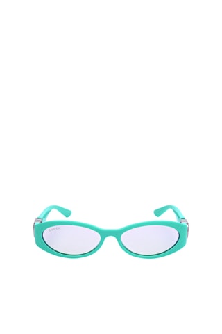 Lunettes de soleil femme - Catégorie 1 - Gucci - Bleu clair