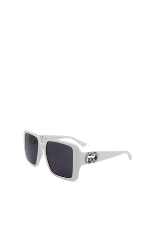 Lunettes de soleil femme - Catégorie 3 - Gucci - Blanc