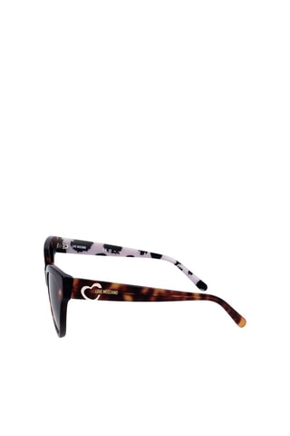 Lunettes de soleil femme - Catégorie 2 - Love Moschino - Beige et marron