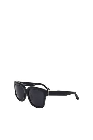 Lunettes de soleil homme - Catégorie 3 - Phillip Lim by Linda Farrow - Noir et argenté