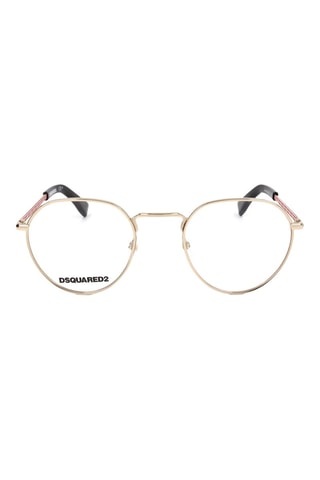 Lunettes de vue femme - Dsquared2 - Marron et doré