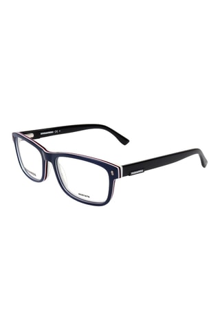Lunettes de vue homme - Dsquared2 - Noir et bleu