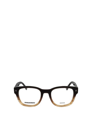 Lunettes de vue homme - Dsquared2 - Noir et marron