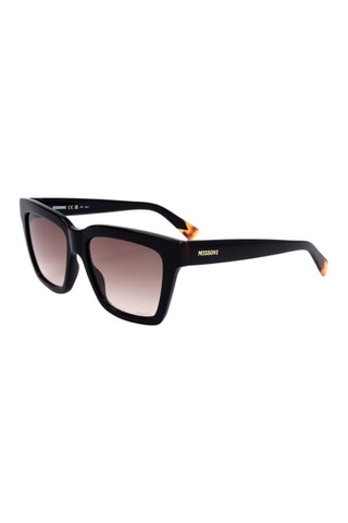 Lunettes de soleil femme - Catégorie 2 - Missoni - Noir, marron et doré