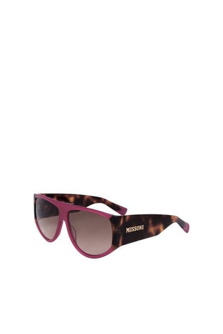 Lunettes de soleil femme - Catégorie 2 - Missoni - Marron et rose