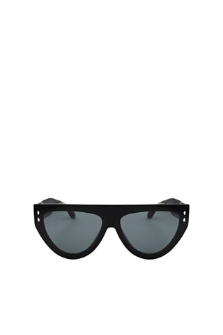 Lunettes de soleil femme - Catégorie 3 - Isabel Marant - Blanc, noir et gris