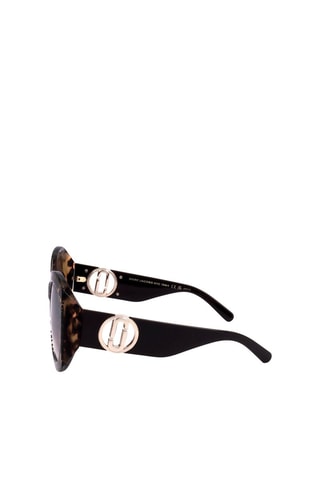 Lunettes de soleil femme - Catégorie 2 - Marc Jacobs - Noir, marron et violet