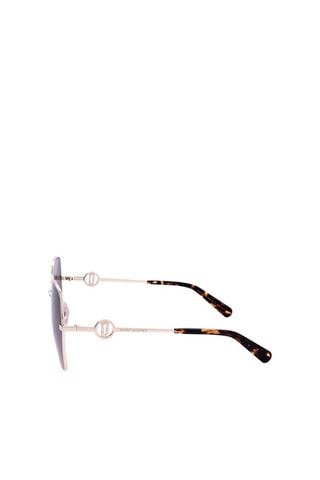 Lunettes de soleil femme - Catégorie 3 - Marc Jacobs - Noir, doré et gris