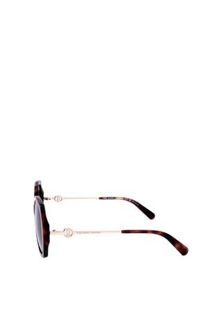 Lunettes de soleil femme - Catégorie 2 - Marc Jacobs - Noir, marron et doré