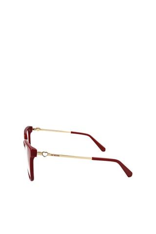 Lunettes de vue femme - Love Moschino - Rouge et doré