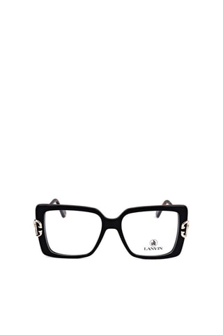 Lunettes de vue femme - Lanvin - Noir et argenté