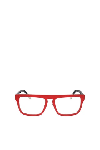Lunettes de vue homme - Kris Van Assche by Linda Farrow - Noir et rouge