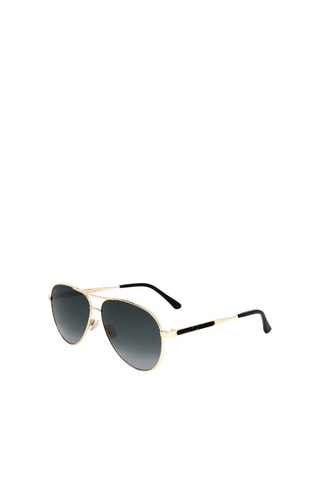 Lunettes de soleil femme - Catégorie 3 - Jimmy Choo - Noir, doré et gris