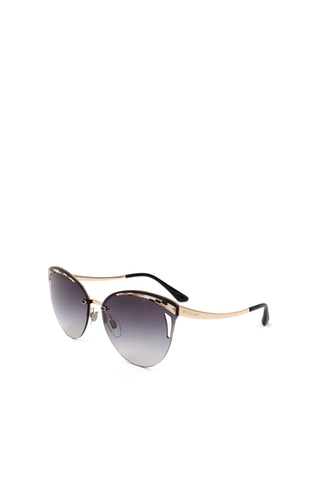 Lunettes de soleil femme - Catégorie 2 - Bulgari - Doré rose