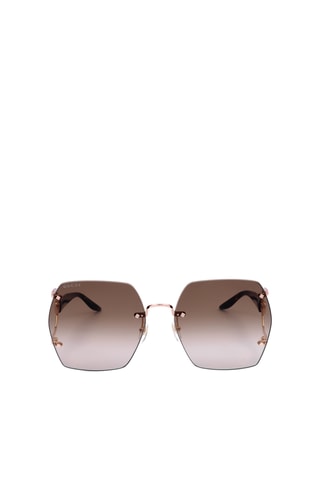 Lunettes de soleil femme - Catégorie 2 - Gucci - Doré