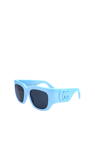 Lunettes de soleil femme - Catégorie 3 - Gucci - Bleu clair