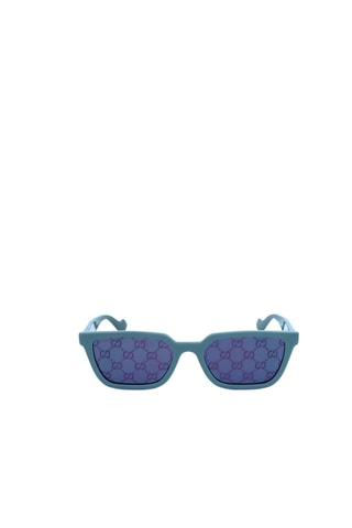 Lunettes de soleil homme - Catégorie 3 - Gucci - Bleu clair