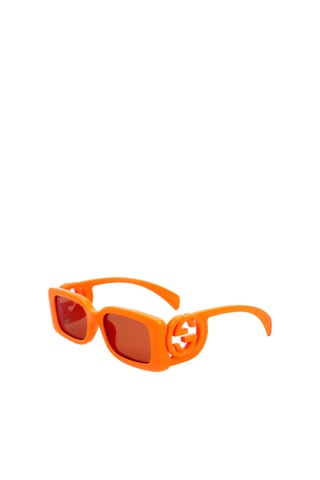 Lunettes de soleil femme - Catégorie 2 - Gucci - Orange
