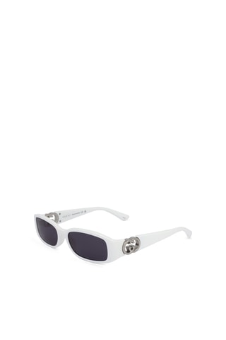 Lunettes de soleil femme - Catégorie 3 - Gucci - Blanc
