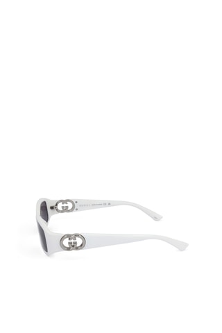 Lunettes de soleil femme - Catégorie 3 - Gucci - Blanc