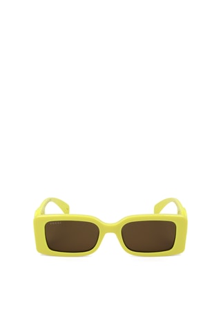 Lunettes de soleil femme - Catégorie 3 - Gucci - Jaune