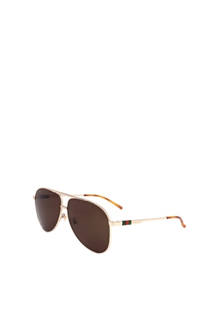 Lunettes de soleil homme - Catégorie 3 - Gucci - Doré