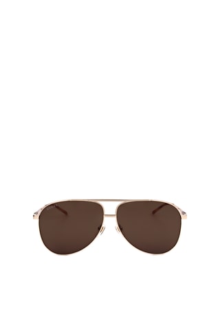 Lunettes de soleil homme - Catégorie 3 - Gucci - Doré
